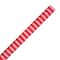 Celebrate It; 30" x 24ft. Pink & Red Horizontal Stripes Foil Gift Wrap by Celebrate It™; Category:Roll Wrap; Image:3